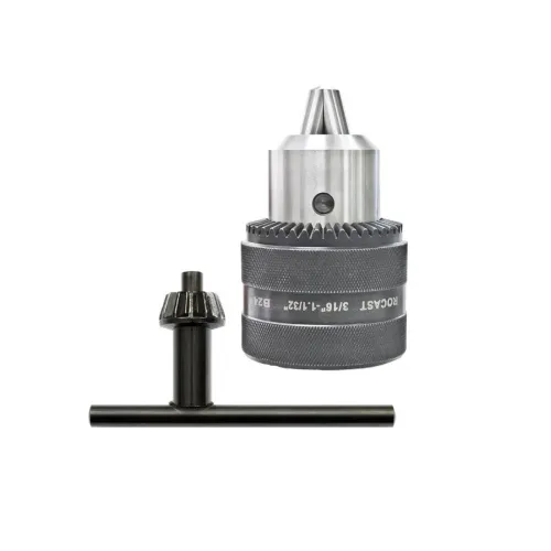 Mandril Cônico para Furadeira 16mm 5/8 X 16F com Chave N3 - Rocast 43,0010