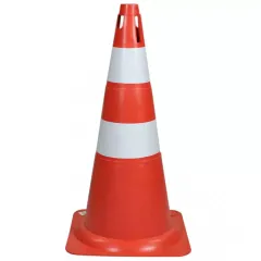 Cone Sinalizador Rígido Branco e Laranja - DeltaPlus WPS1916 Cone Sinalizador Rígido Branco e Laranja - DeltaPlus WPS1916