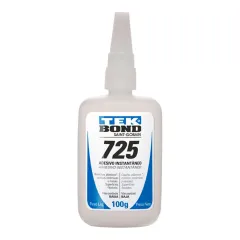Adesivo Instantâneo 725 100Gr Bico Antientupimento - Tekbond 20521002704 Adesivo Instantâneo 725 100Gr Bico Antientupimento - Tekbond 20521002704