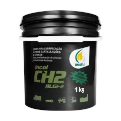 Graxa para Lubrificação de Pinos e Articulações 1kg - Incollub CH2 NLGI-2 Graxa para Lubrificação de Pinos e Articulações 1kg - Incollub CH2 NLGI-2