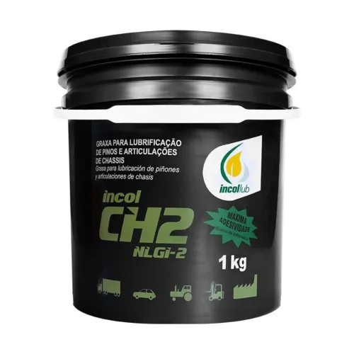 Graxa para Lubrificação de Pinos e Articulações 1kg - Incollub CH2 NLGI-2
