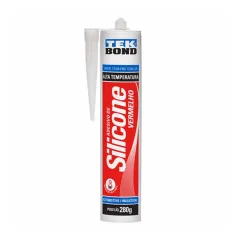 Adesivo de Silicone Acetico 280G Vermelho - Tekbond 22044002000 Adesivo de Silicone Acetico 280G Vermelho - Tekbond 22044002000