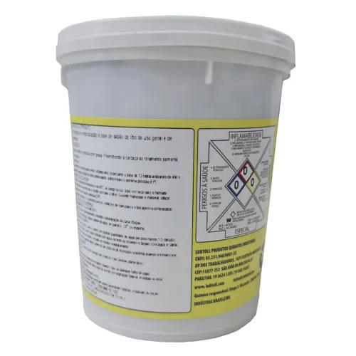 Graxa de Lítio Azul para Rolamentos 900g - LubToll Grease Blue MP2 SE-2000