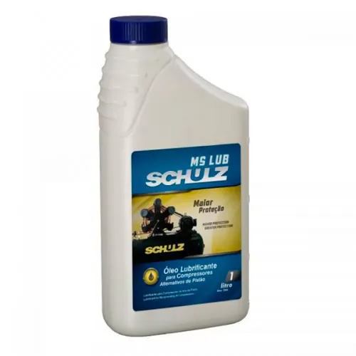 Óleo Lubrificante para Compressor de Pistão 1 litro MS LUB - Schulz 0100011-0
