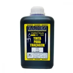 Tinta para Traçagem Azul 1 litro - Baden MB-1000 Tinta para Traçagem Azul 1 litro - Baden MB-1000