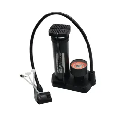 Bomba de Ar com Pedal Mini com Manômetro - Starfer 2015471 Bomba de Ar com Pedal Mini com Manômetro - Starfer 2015471
