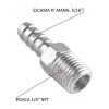 Espigão Fixo Macho Rosca NPT 1/4