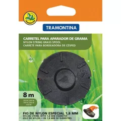Carretel 1 Fio de Nylon 1,8 mm 8 metros para Aparador de Grama - Tramontina 78799463 Carretel 1 Fio de Nylon 1,8 mm 8 metros para Aparador de Grama - Tramontina 78799463
