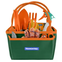 Conjunto para Jardinagem com Bolsa de Lona 13 Peças Tramontina 78124801 Conjunto para Jardinagem com Bolsa de Lona 13 Peças Tramontina 78124801