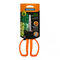Tesoura para Frutas com Lâminas em Aço Inox - Tramontina 78310501 Tesoura para Frutas com Lâminas em Aço Inox - Tramontina 78310501