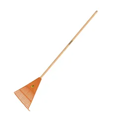 Vassoura com 18 Dentes em Polipropileno Laranja com Cabo de Madeira 120 cm - Tramontina 77850681 Vassoura com 18 Dentes em Polipropileno Laranja com Cabo de Madeira 120 cm - Tramontina 77850681