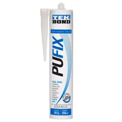 Adesivo Multiuso PU FIX Branco Cartucho 387g / 280ml - Tekbond 21071038700 Adesivo Multiuso PU FIX Branco Cartucho 387g / 280ml - Tekbond 21071038700