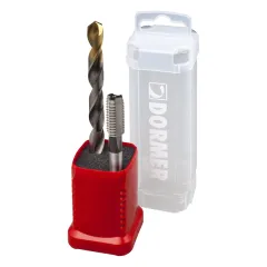 Kit Duo Pack com Macho E531 Canal Reto 1/2 + Broca A002 com Ponta Tin 10,5 MM - Dormer L000E5311/2NO2XA002