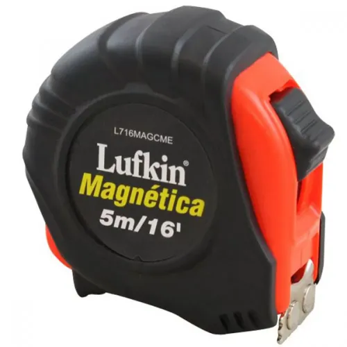 Trena Métrica Magnética 5 metros - Lufkin L716MAGCME Trena Métrica Magnética 5 metros - Lufkin L716MAGCME