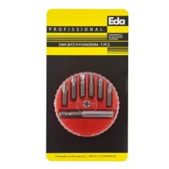 Jogo de 6 Bits para Parafusadeira e 1 Suporte - EDA-5WH Jogo de 6 Bits para Parafusadeira e 1 Suporte - EDA-5WH