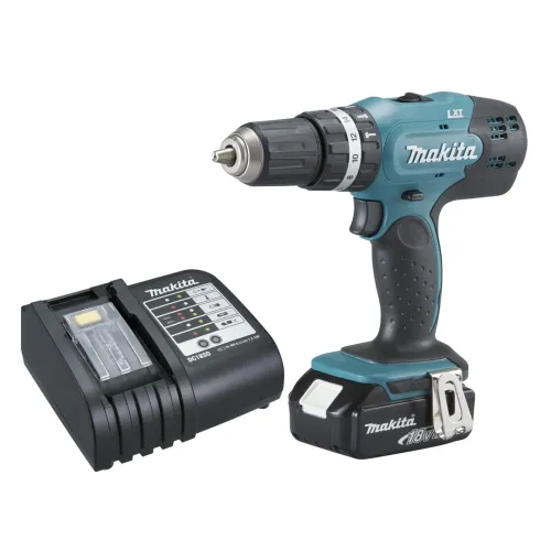 Parafusadeira/Furadeira de Impacto à Bateria 18V 1.5Ah - Makita DHP453X10 Parafusadeira/Furadeira de Impacto à Bateria 18V 1.5Ah - Makita DHP453X10
