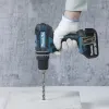 Kit Paraf./Furadeira de Imp. à Bateria + Aspirador de Pó Portátil - Makita KITDHP482+DCL