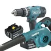 Kit Paraf./Furadeira de Imp. à Bateria + Soprador + Bateria e Carregador - Makita KITDHP453+DUB