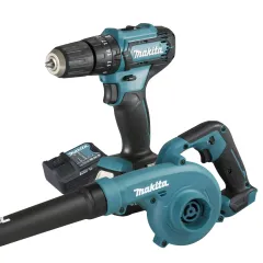 Kit Parafusadeira/Furadeira de Impacto à Bateria 12V + Soprador à Bateria 600W + Bateria 12V 1.5Ah - Makita KITHP333+UB101 Kit Parafusadeira/Furadeira de Impacto à Bateria 12V + Soprador à Bateria 600W + Bateria 12V 1.5Ah - Makita KITHP333+UB101