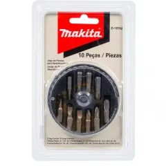 Jogo de Bits 25 MM com 10 peças - Makita D-15702 Jogo de Bits 25 MM com 10 peças - Makita D-15702