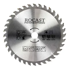 Serra Circular com Pastilhas de Metal Duro para Madeira de 9.1/4 x 36 D - Rocast 35,0005 Serra Circular com Pastilhas de Metal Duro para Madeira de 9.1/4 x 36 D - Rocast 35,0005
