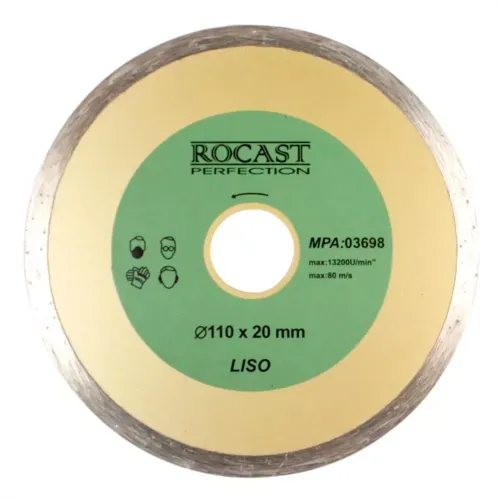 Disco Diamantado Liso 110 x 20 MM - Rocast 34,0003