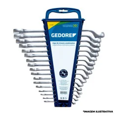 Jogo de Chaves Combinadas com 26 peças 6 MM a 32 MM - Gedore 002608