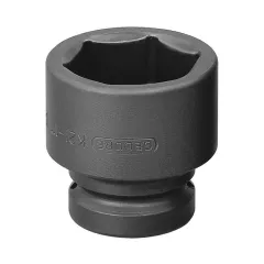 Soquete Sextavado Curto de Impacto 26 MM Encaixe de 1 Soquete Sextavado Curto de Impacto 26 MM Encaixe de 1