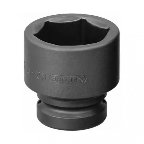 Soquete Sextavado Curto de Impacto 38 MM Encaixe de 1