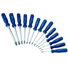 Jogo de Chaves Perfil Tork com Cabo T6 a T50 - Gedore 024935 Jogo de Chaves Perfil Tork com Cabo T6 a T50 - Gedore 024935