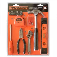 Jogo de Ferramentas Manuais 36 peças - Black Decker BD80336-840 Jogo de Ferramentas Manuais 36 peças - Black Decker BD80336-840