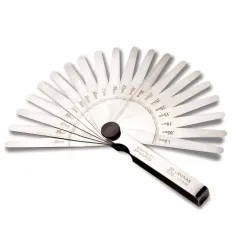 Calibrador de Folga Tipo Leque 0,05 - 1,00mm 20L  - Starrett 66MC Calibrador de Folga Tipo Leque 0,05 - 1,00mm 20L  - Starrett 66MC