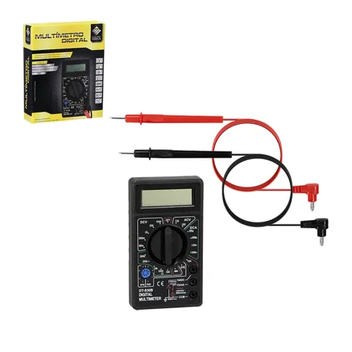 Multímetro Digital Portátil Profissional com Cabos - House Tools DT-830B