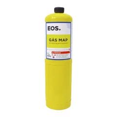 Cilindro de Gás Descartável para Maçarico 400 GR - EOS Gás Map C154411 Cilindro de Gás Descartável para Maçarico 400 GR - EOS Gás Map C154411