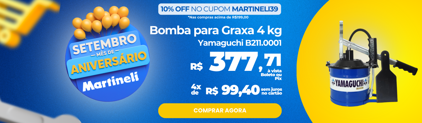 Bomba para Graxa de Alta Pressão 4kg - Yamaguchi B211.0001