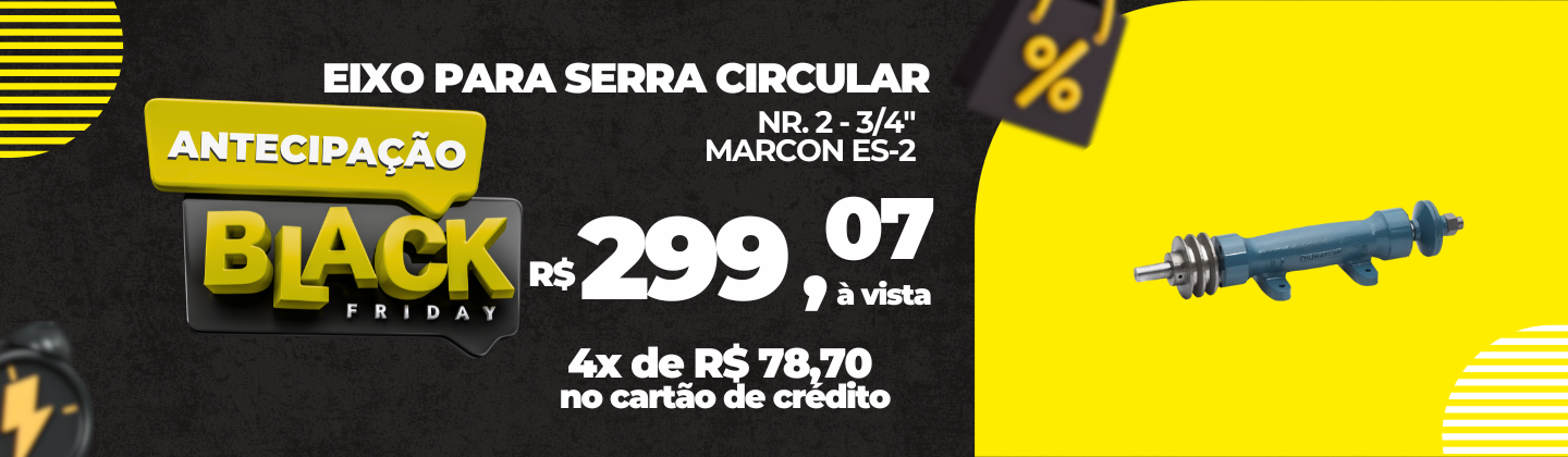 Eixo para Serra Circular Nr. 2 - 3/4