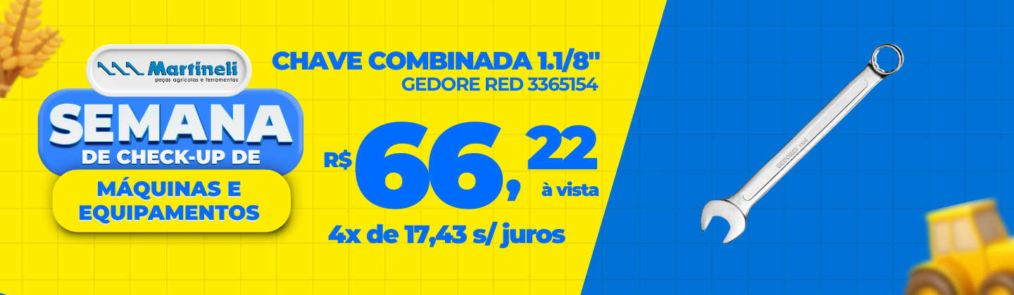 Chave Combinada 1.1/8