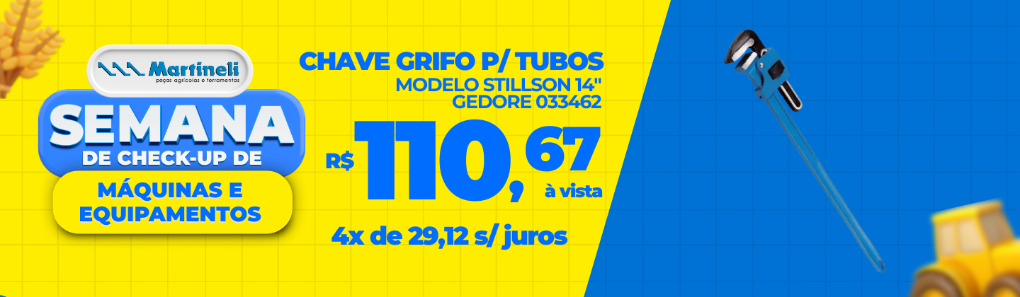 Chave Grifo para Tubos Modelo Stillson 14
