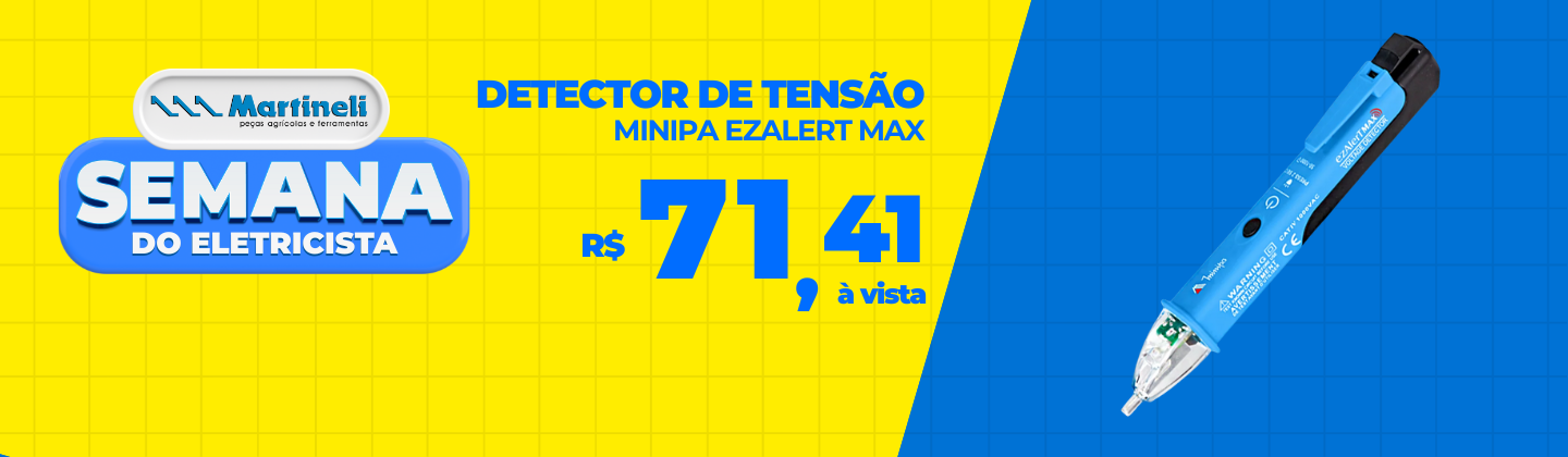 Detector de Tensão Auto Check - Minipa EzAlerT Max