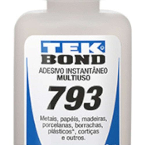 Adesivo Instantâneo 793 Incolor com Bico Anti-entupimento 20gr - Tekbond 10571002804