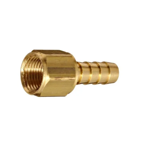 Espigão Fixo Fêmea Latão 3/8 X 3/8