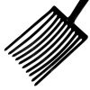 Forcado para Cascalho com 10 Dentes e Cabo de Madeira 71 CM - Tramontina 77128504