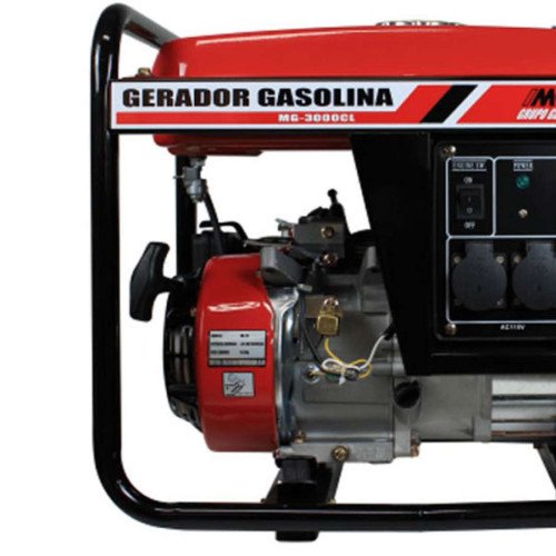 Gerador de Energia à Gasolina 3,0 KVA 4 Tempos Bivolt - Motomil MG3000CL