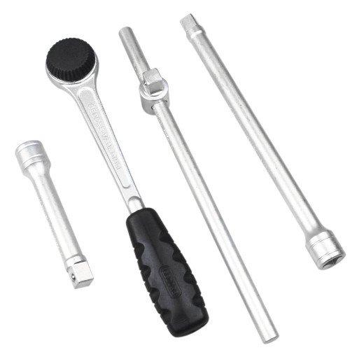 Jogo de Soquete Sextavado 10 a 32 MM Encaixe de 1/2