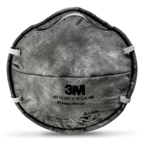 Máscara Facial Descartável Concha sem Válvula 8713 - 3M HB004119085 Máscara Facial Descartável Concha sem Válvula 8713 - 3M HB004119085