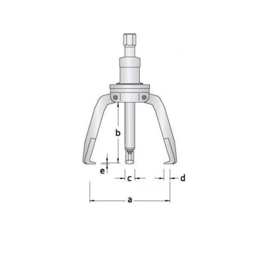 Mini Extrator com 2 Garras 25 - 70mm - Gedore 8562 - 2 | 040428 Mini Extrator com 2 Garras 25 - 70mm - Gedore 8562 - 2 | 040428