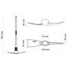Picareta Alvião Tamanho 4 com Cabo de Madeira 90 cm - Tramontina 77303543