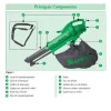 Soprador e Aspirador Elétrico 3000W 127V - Trapp SF3000