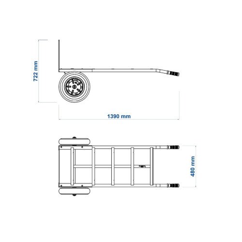 Carrinho de Mão para Cargas 200kg - Tramontina 77756435