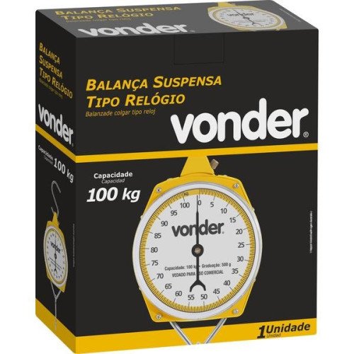 Balança Suspensa Tipo Relógio para 100kg - Vonder 3885000100